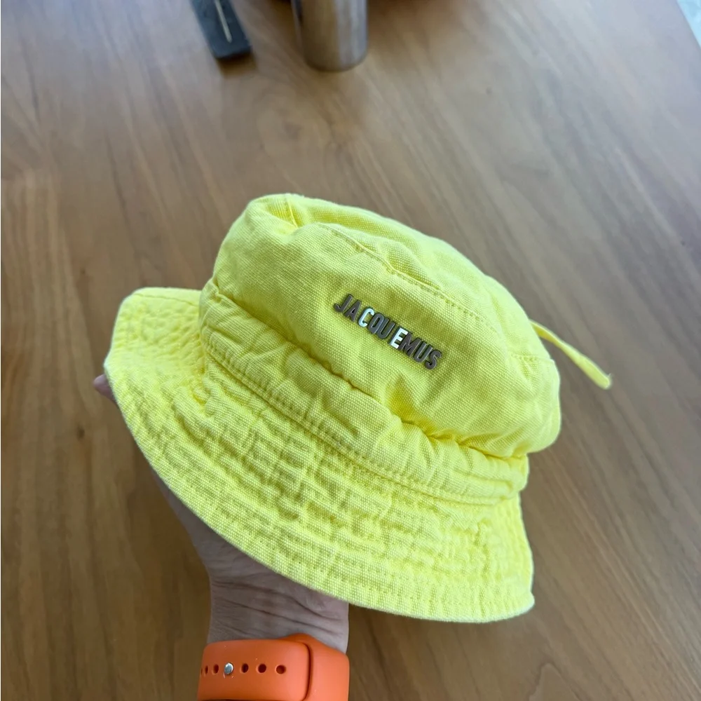 Jacquemus Sunny Yellow Cotton Bucket Hat - Picture 10 of 11